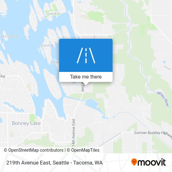 219th Avenue East map