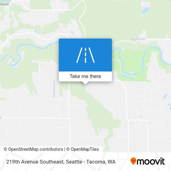 Mapa de 219th Avenue Southeast