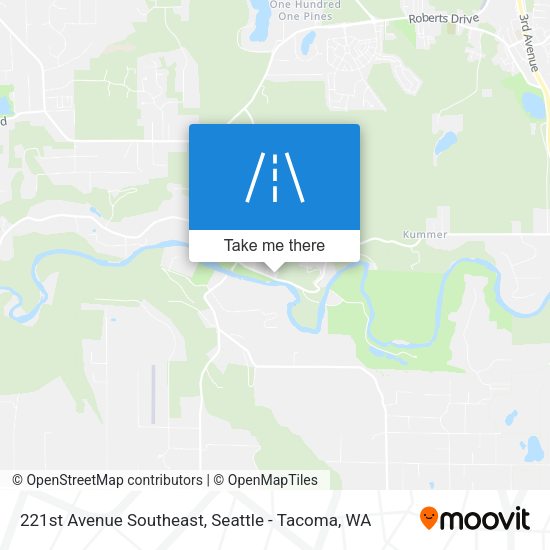 Mapa de 221st Avenue Southeast