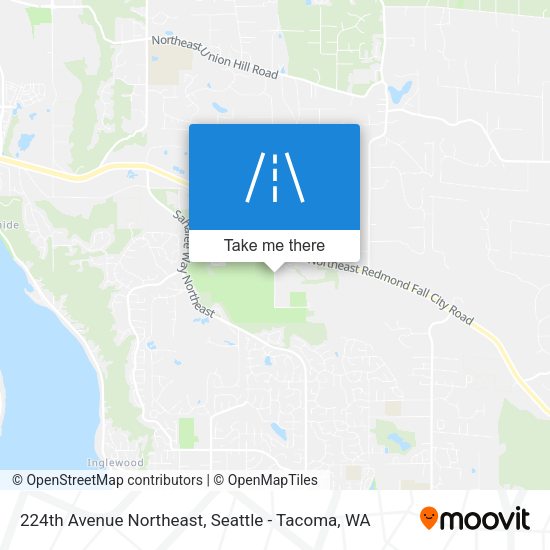 224th Avenue Northeast map