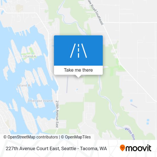 Mapa de 227th Avenue Court East