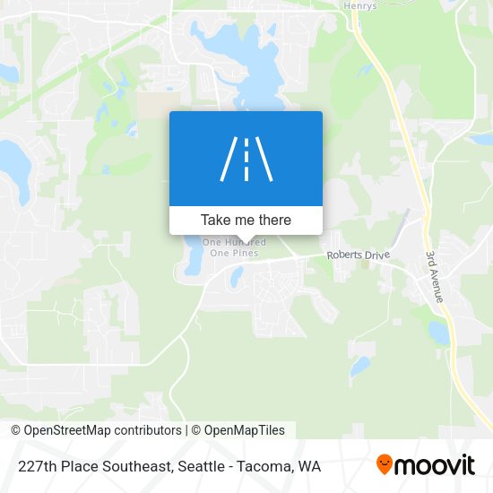 Mapa de 227th Place Southeast