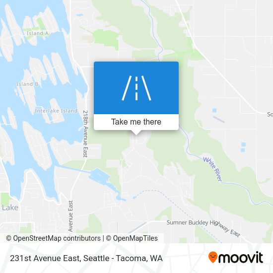 Mapa de 231st Avenue East