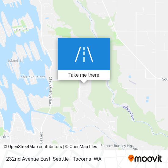 Mapa de 232nd Avenue East