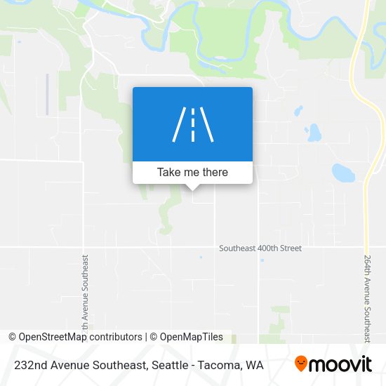 232nd Avenue Southeast map