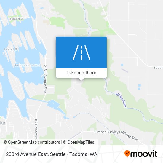 233rd Avenue East map