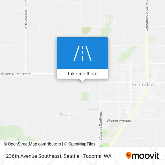236th Avenue Southeast map