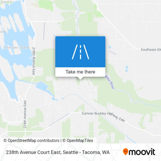 Mapa de 238th Avenue Court East
