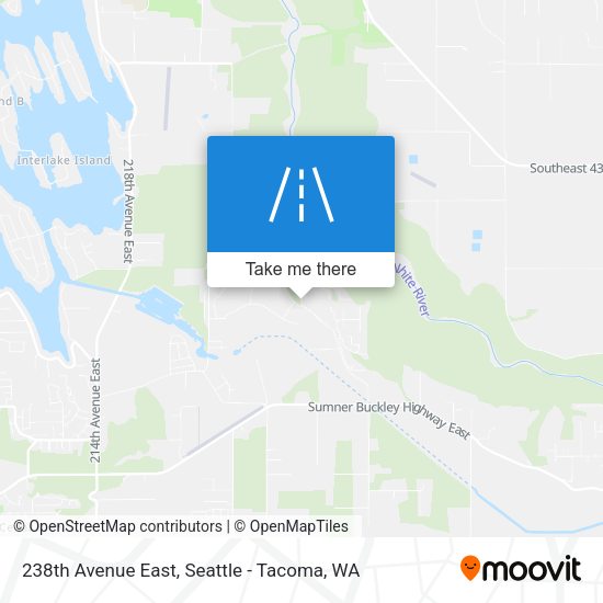 Mapa de 238th Avenue East