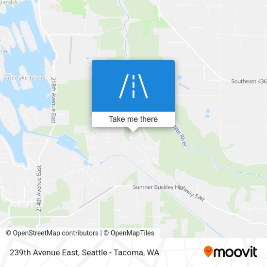 239th Avenue East map
