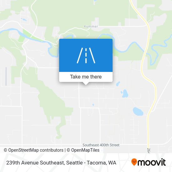 239th Avenue Southeast map