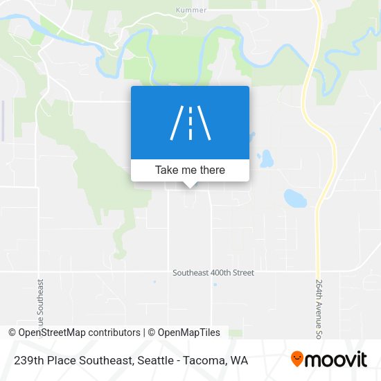 239th Place Southeast map