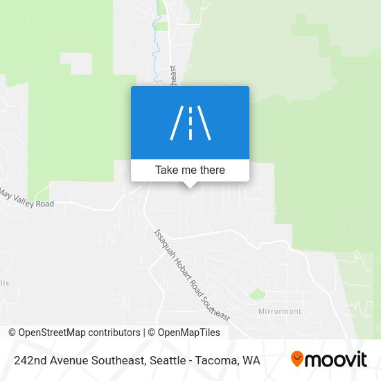 Mapa de 242nd Avenue Southeast