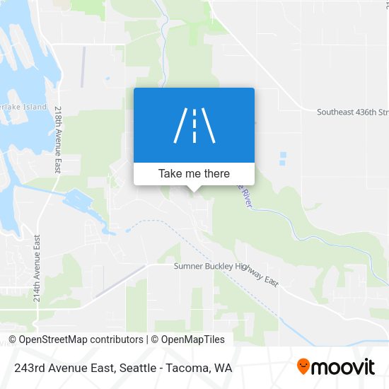 243rd Avenue East map