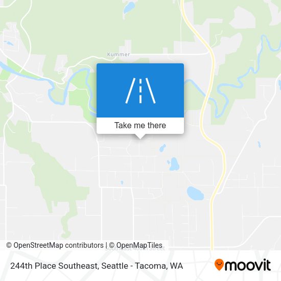 Mapa de 244th Place Southeast
