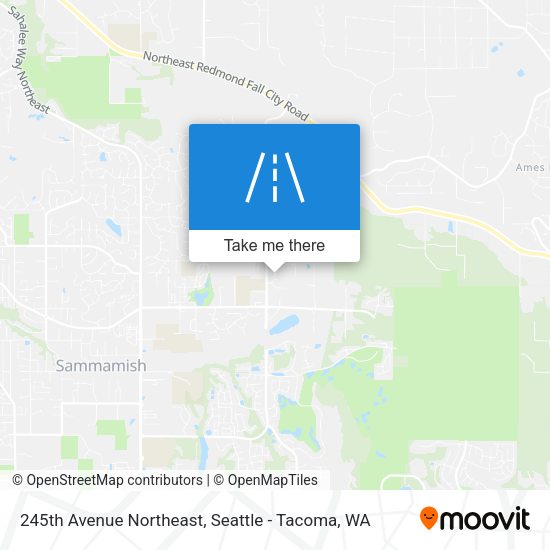 Mapa de 245th Avenue Northeast