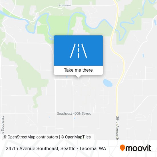 247th Avenue Southeast map