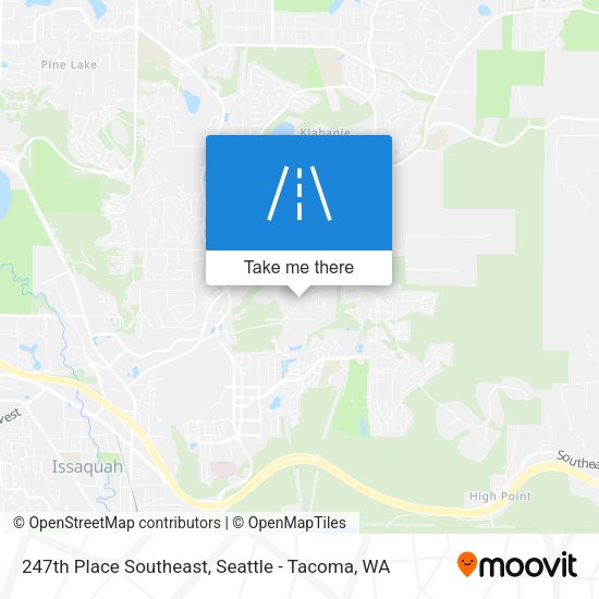 247th Place Southeast map