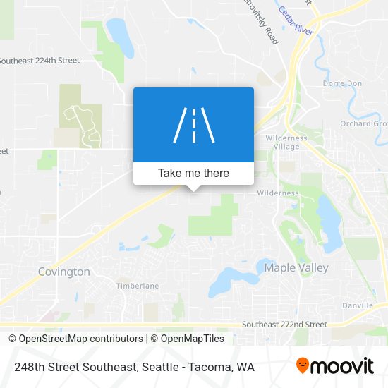 248th Street Southeast map