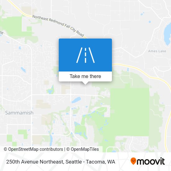 250th Avenue Northeast map
