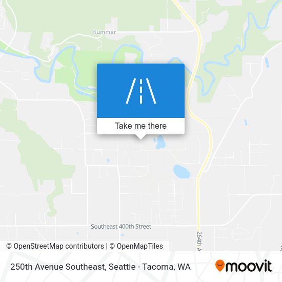 Mapa de 250th Avenue Southeast