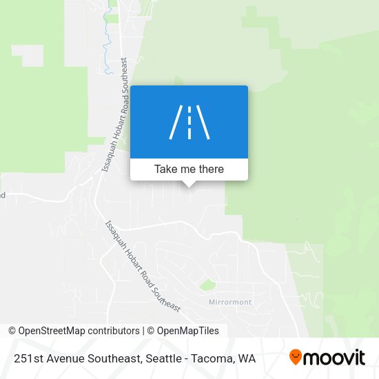 Mapa de 251st Avenue Southeast