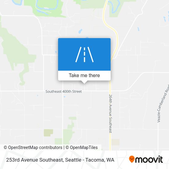 253rd Avenue Southeast map