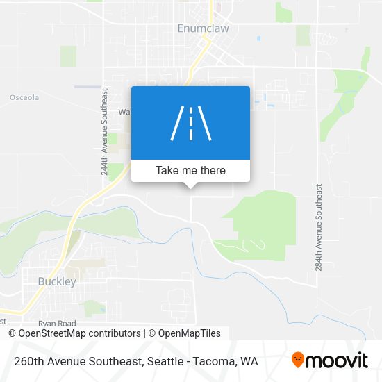 Mapa de 260th Avenue Southeast