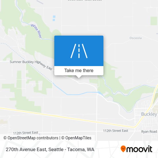 270th Avenue East map