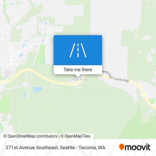 271st Avenue Southeast map