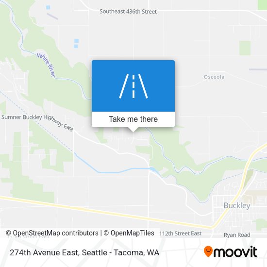 274th Avenue East map