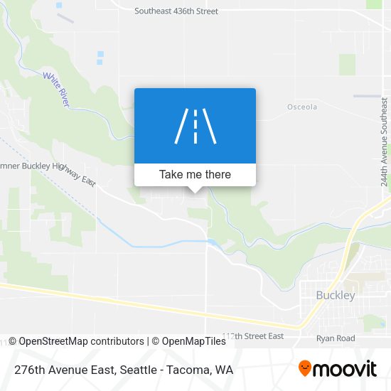 Mapa de 276th Avenue East