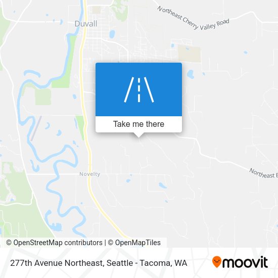 277th Avenue Northeast map