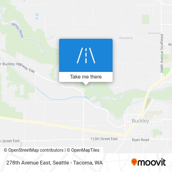 278th Avenue East map