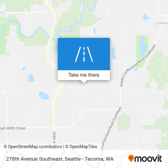 278th Avenue Southeast map