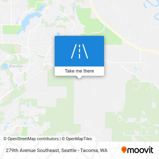 279th Avenue Southeast map