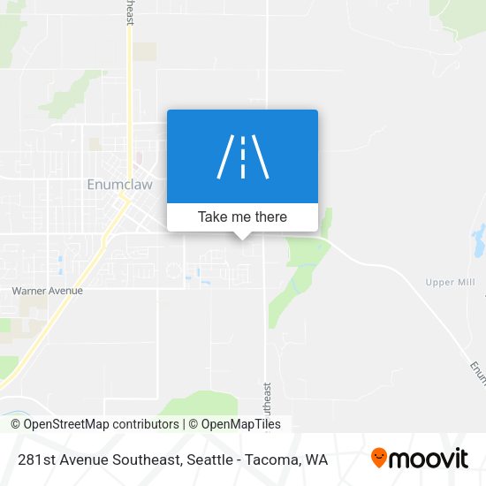 281st Avenue Southeast map