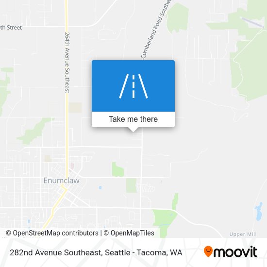 282nd Avenue Southeast map