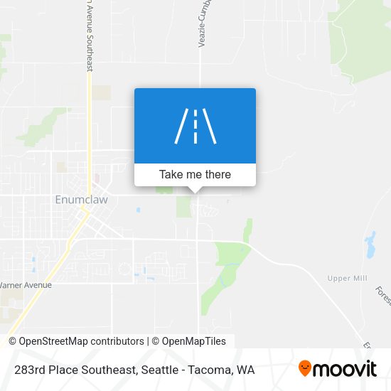 Mapa de 283rd Place Southeast