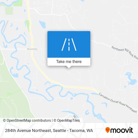 284th Avenue Northeast map