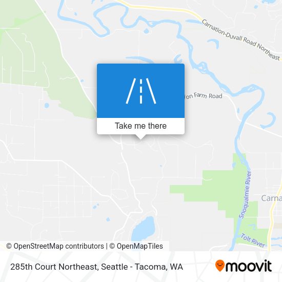 Mapa de 285th Court Northeast