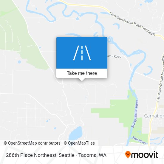 Mapa de 286th Place Northeast