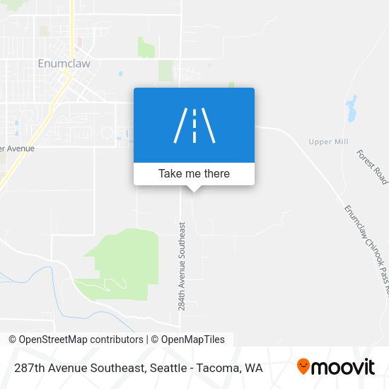 Mapa de 287th Avenue Southeast