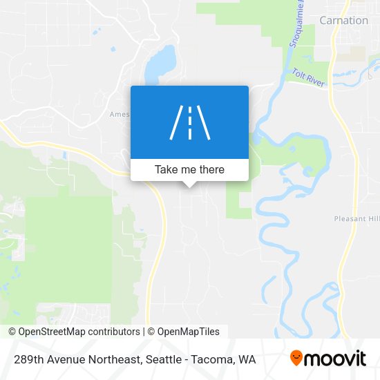 289th Avenue Northeast map