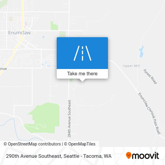 290th Avenue Southeast map