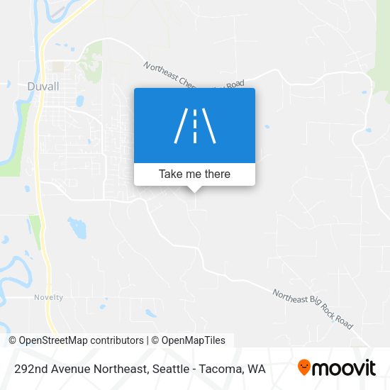 292nd Avenue Northeast map