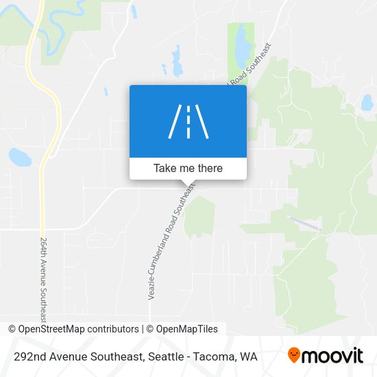 292nd Avenue Southeast map