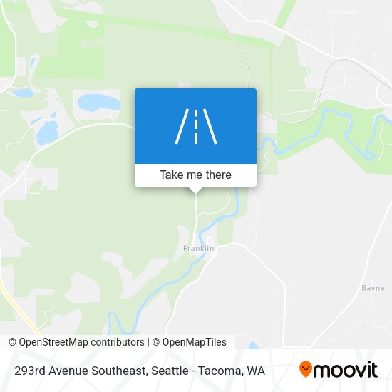 Mapa de 293rd Avenue Southeast