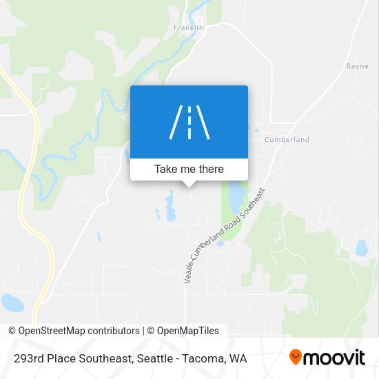293rd Place Southeast map