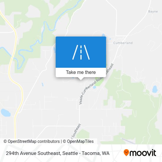 294th Avenue Southeast map